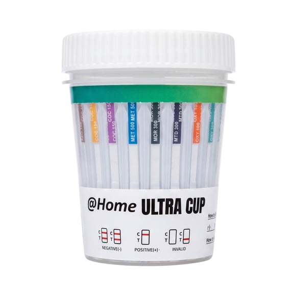 QuikTox @Home Ultra Cup Multi-Drug Screen Test, 12 Panel, 1 Pack