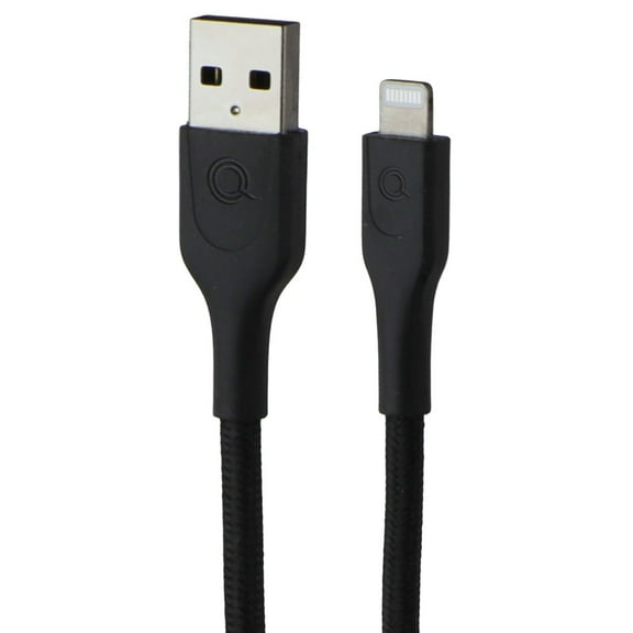 Quikcell 10ft USB-A to Lightning 8-Pin Cable - Black