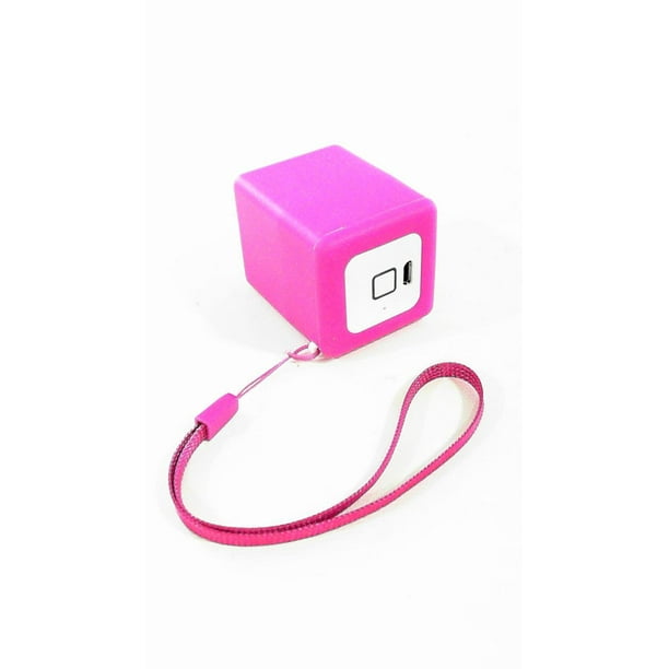 Quikcell Sound Cube Bluetooth Speaker Universal Music Portable Pink