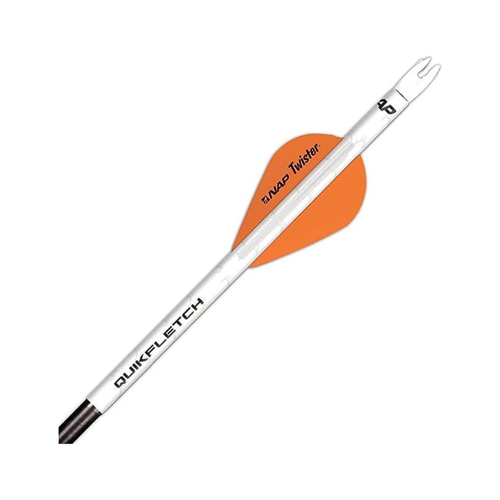 Quikfletch 2" 3Vane Stabilizing Fletching For Increased Accuracy Of