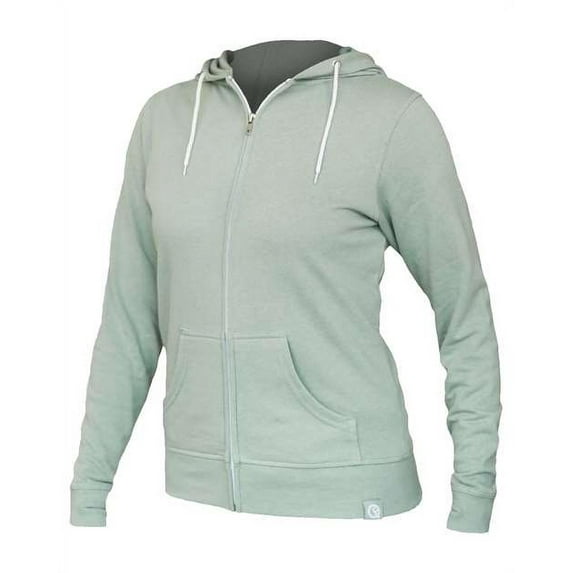 Quikflip B00757174 2-in-1 Womens Hero Lite Full-Zip Hoodie, Sage - Medium