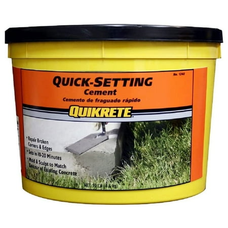 Quikrete 1240-11 Quick Setting Cement Mix 10-LB