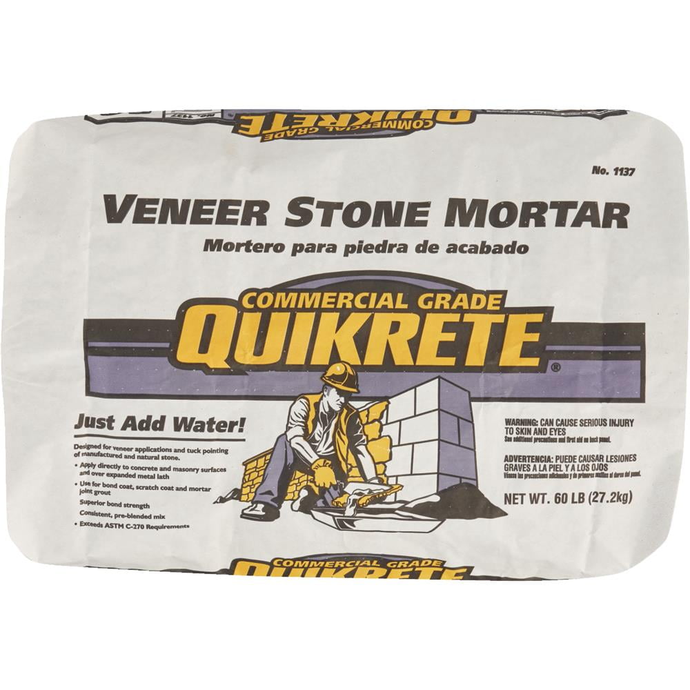 Quikrete 60lb Stone Veneer Mortar 113760