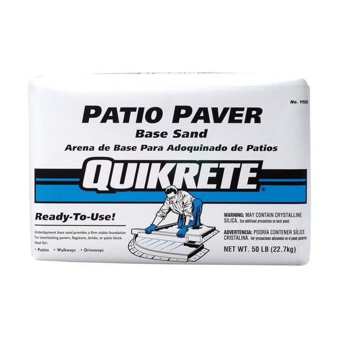 Quikrete Patio Paver Brown Base Sand 50 lb Quikrete Patio Paver Brown Base Sand 50 lb