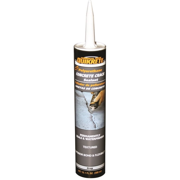 Quikrete Concrete Sealant Tube - Waterproof, Multi-Purpose - 10 Oz, Gray