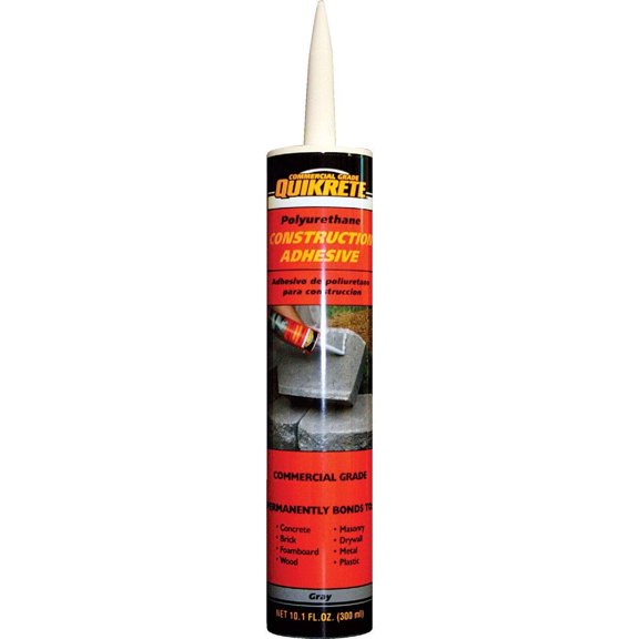 Quikrete 9902-10 Polyurethane Construction Adhesive, 10.1 oz Tube