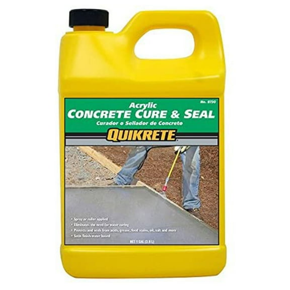 Quikrete Acrylic Concrete Cure and Seal Compound in Satin Finish