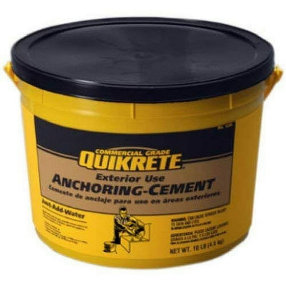 Quikrete Anchoring Cement 10 - 30 Min 10 Lb Construction & DIY Use, Standard Hardware Spec