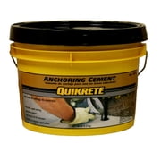 Quikrete Anchoring Cement 124511 - Fast Setting, Gray - 10 Lb Bucket