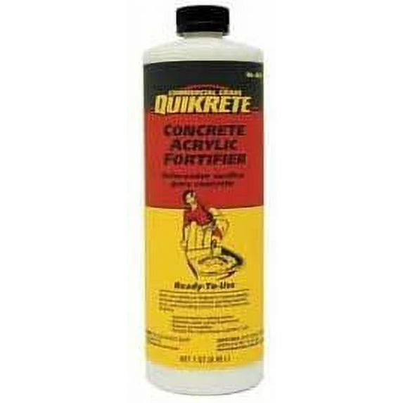 Quikrete Concrete Acrylic Fortifier - Water-Resistant, Acrylic-Based - 1 Qt.