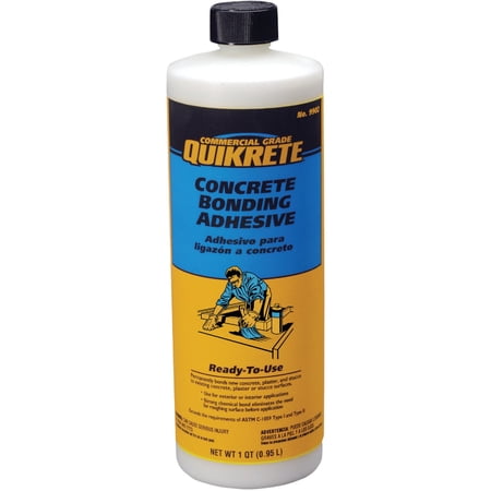 Quikrete Concrete Bonding Adhesive Bottle 1 Qt — Residential Use, Standard Application