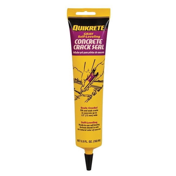 Quikrete Concrete Crack Sealant - Durable, Ready-To-Use - 5.5 Oz, Gray