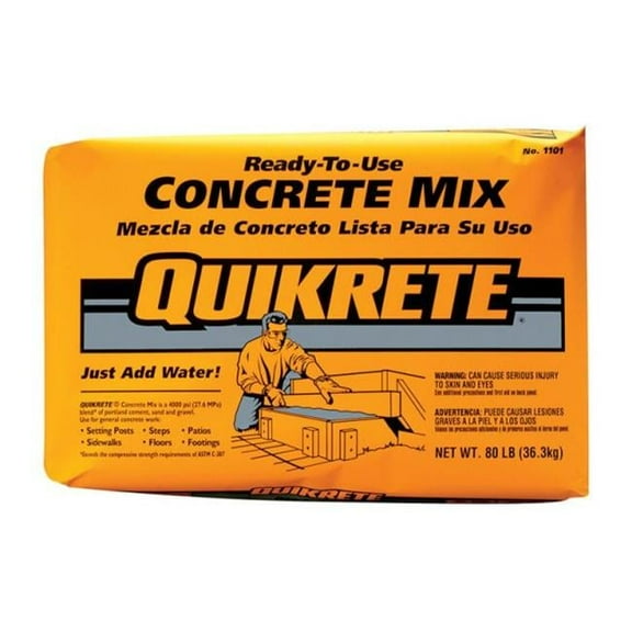 Quikrete Concrete Mix 80 lb Gray