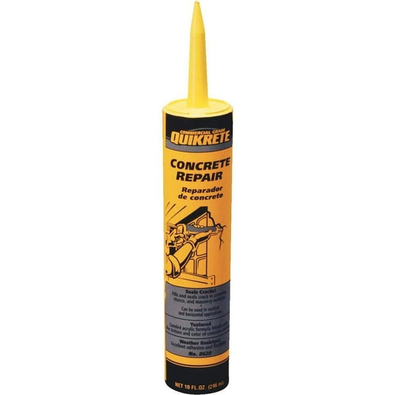 Quikrete Concrete Repair Tube - Weather-Resistant Concrete Sealant - 10 Oz