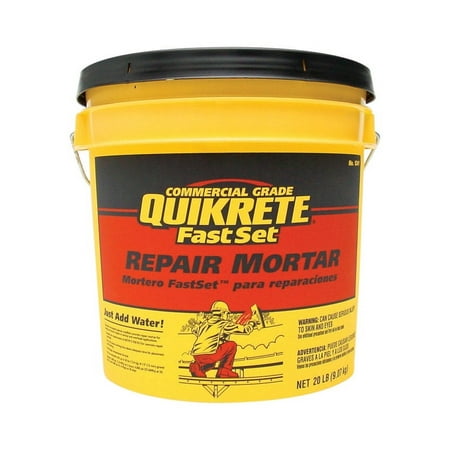Quikrete 1241-26 FastSet Mortar Patch 20LB Pail
