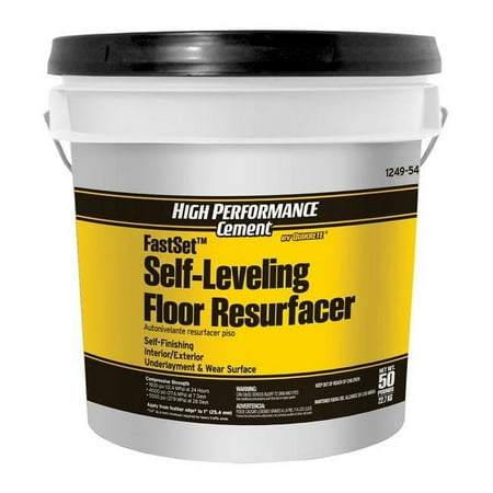 Quikrete Hign Performance Self-Leveling Floor Resurfacer Concrete Stain 50 lbs