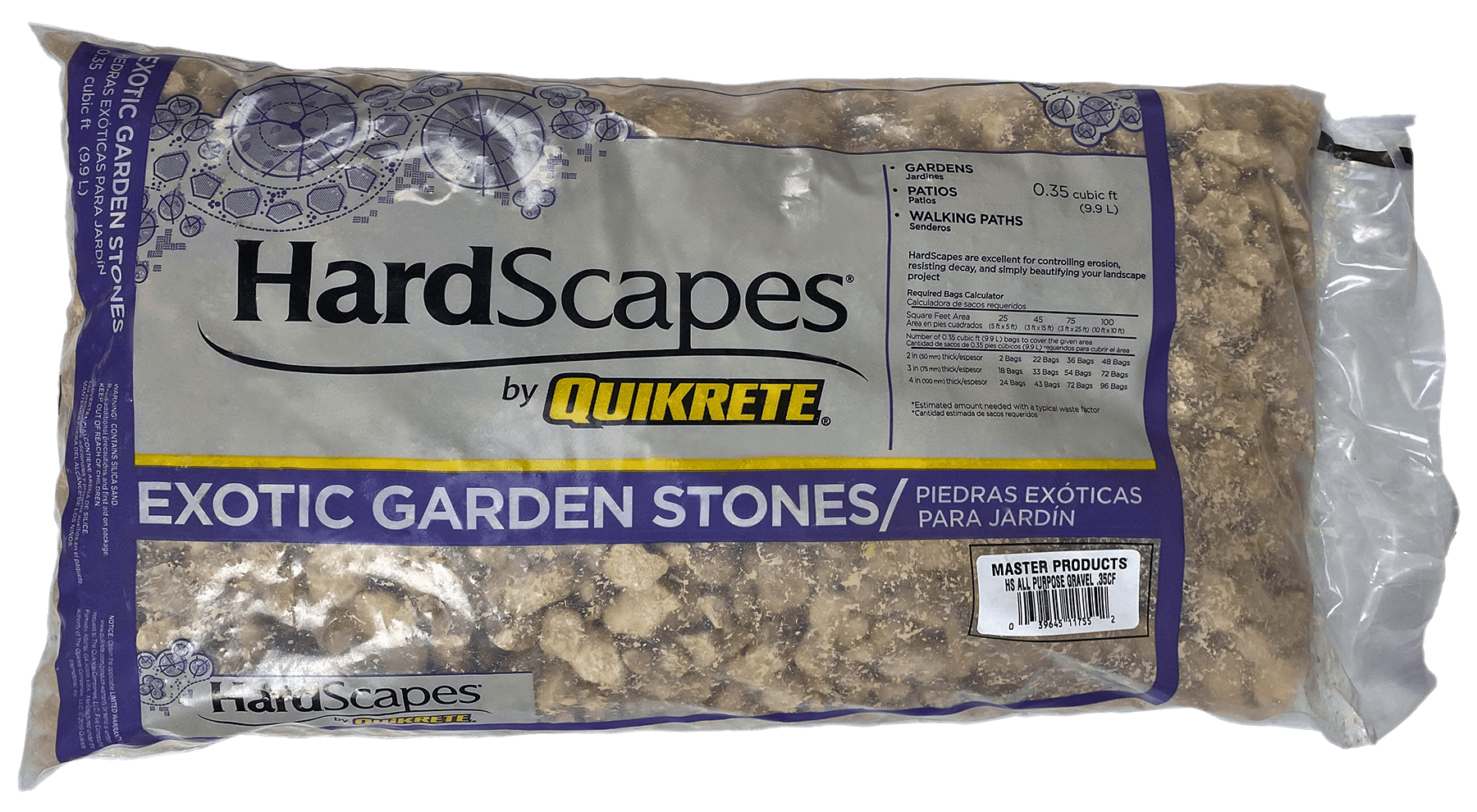 Quikrete HardScapes Assorted Decorative Pebble Pond Pebbles 0.5 cu ft 50 lb
