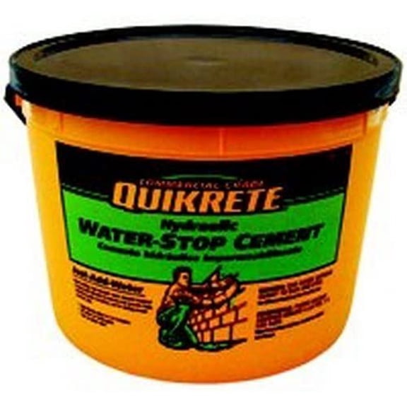 Quikrete Hydraulic Water-Stop Cement - 3-5 Min Set, Concrete Water Stop - 10 lbs