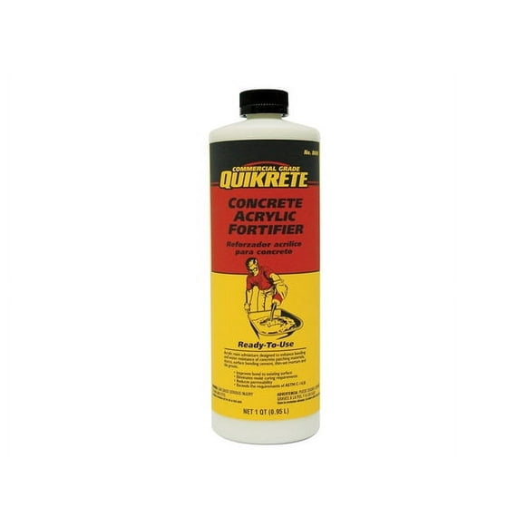 Quikrete Ready-to-Use White Indoor/Outdoor Concrete Sandable Acrylic Fortifier 1 qt.