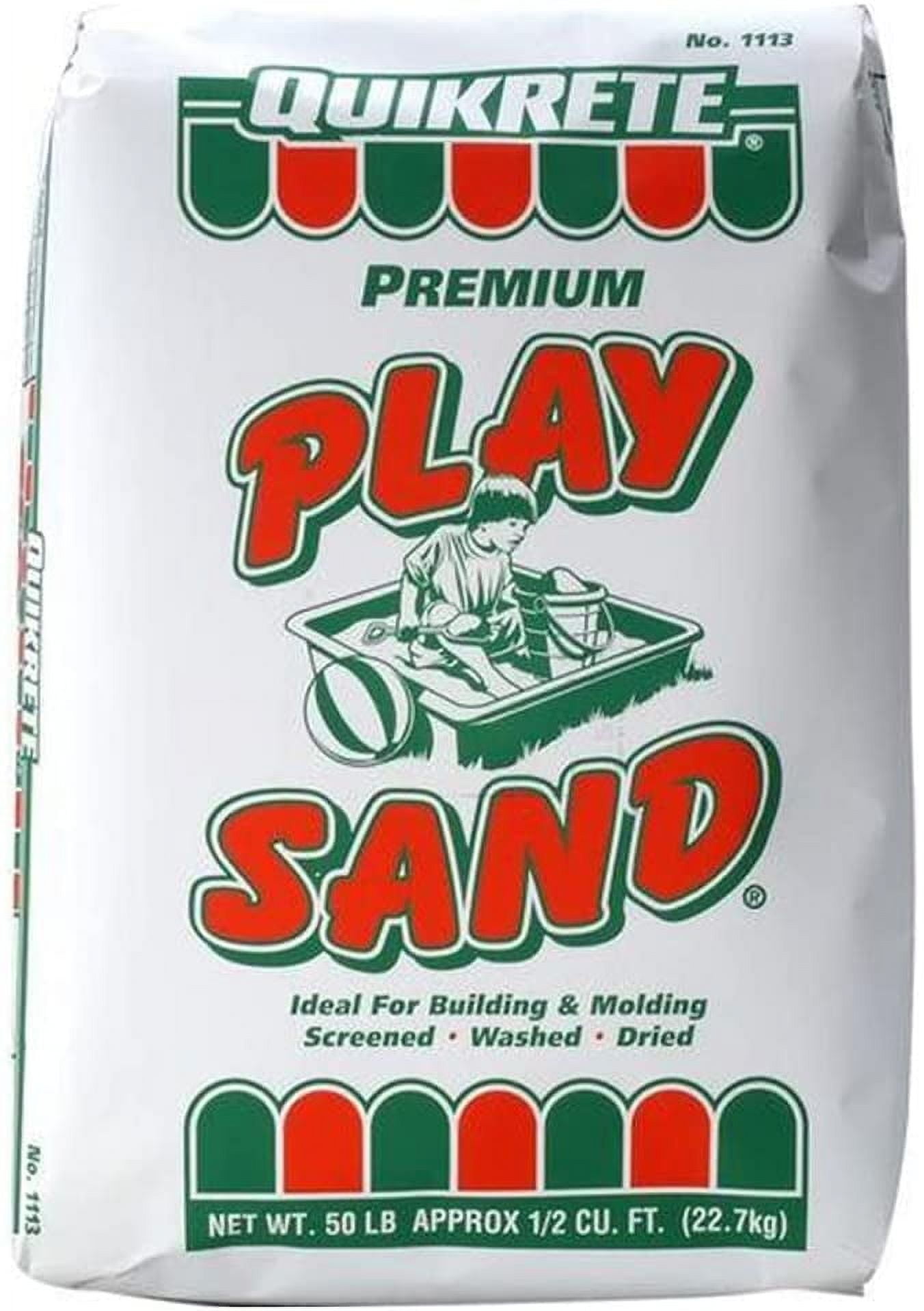 QUIKRETE Premium Washed Play Sand for Sandboxes, 50 Lb