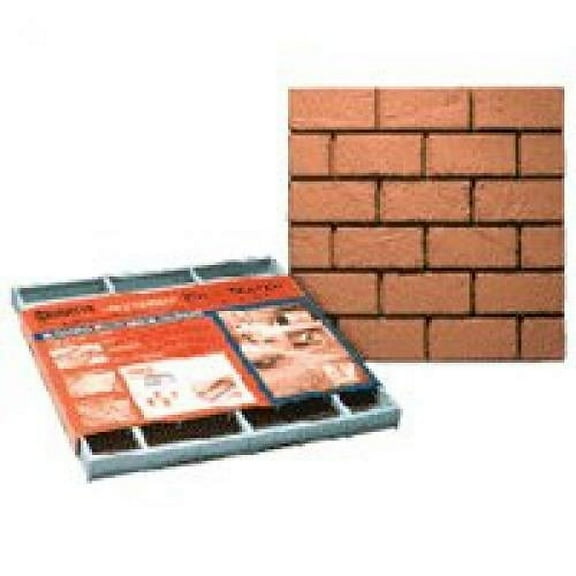 Quikrete Walk Maker Series 692133 Building Form, 2 ft L Block, 2 ft W Block, Plastic, 80 lb, Running Bond Brick Pattern