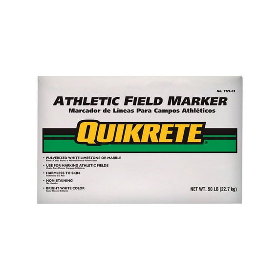 Quikrete 111160 Gravel White Athletic Field Marker 10 L x 4.5 H x 14 D in.