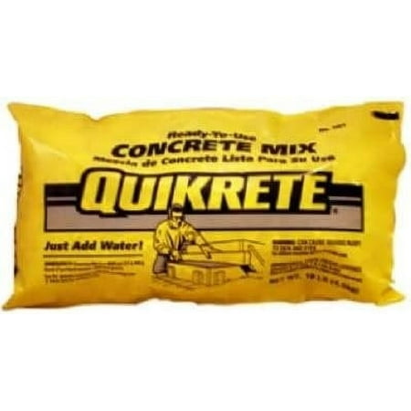Quikrete concrete mix 10 lb 6 bags — Residential Use, Standard Application