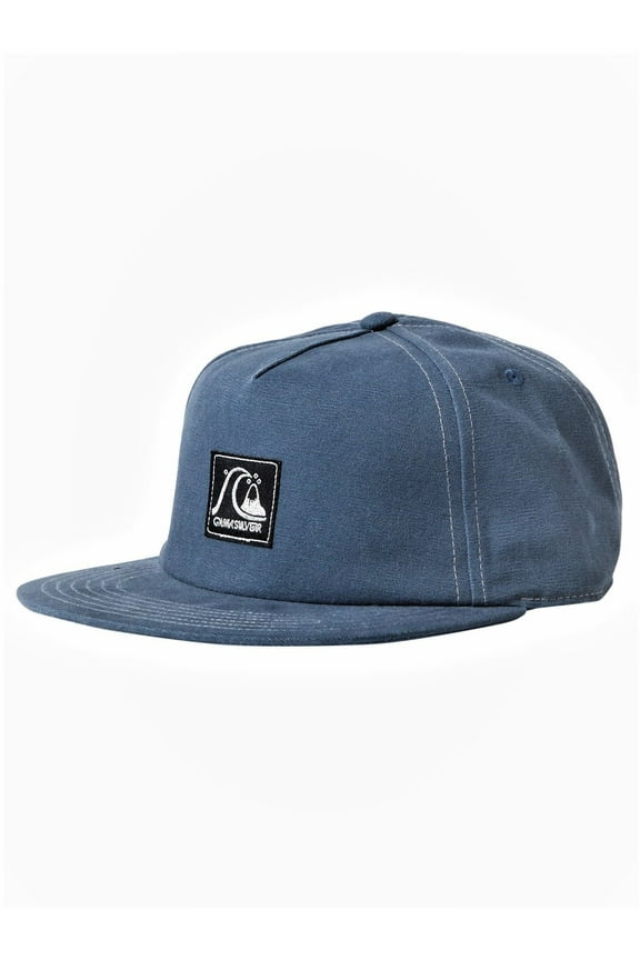 Adjustable Flat Peak Cap ~ Original blue