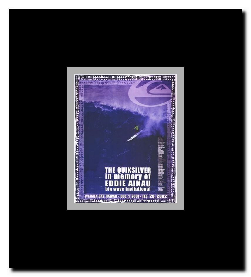 Quiksilver Big Wave Invitational Framed Movie Poster