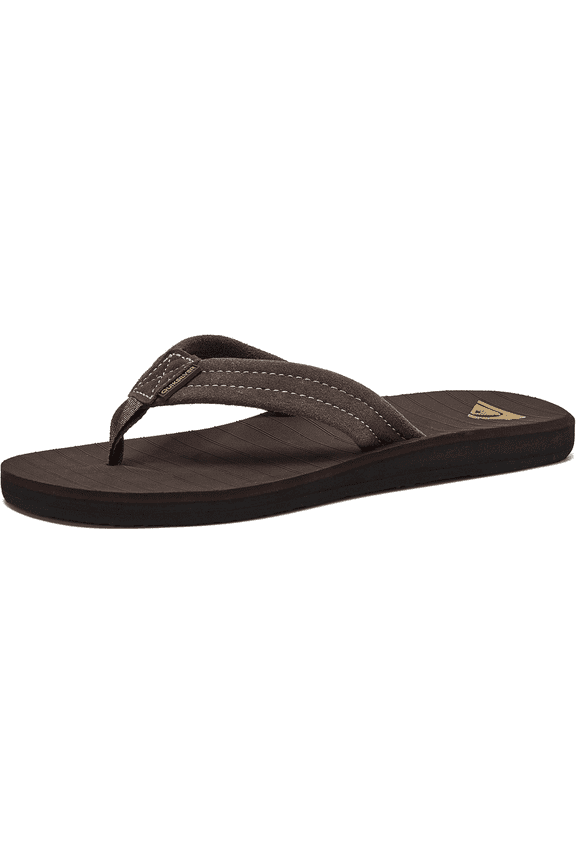 DEMITASSE Men's Carver Suede 3-Point Flip-Flop Sandal, US 9 (42)