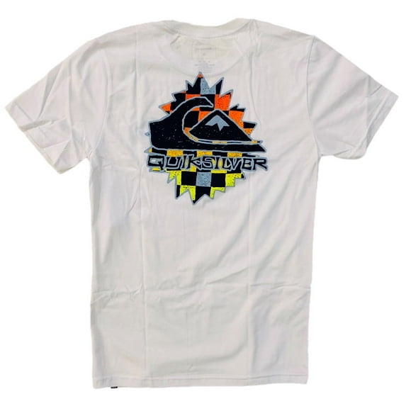 Quiksilver Kids' Boys' Youth Assorted Graphic Print Tee T-Shirt (X-Large/16, White (Gen X Logo))