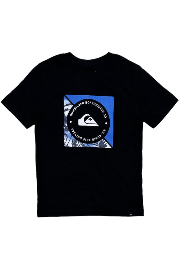 Kids' Boys' Youth Feeling Fine Since '69 Graphic Tee T-Shirt in Black (Medium, Black)