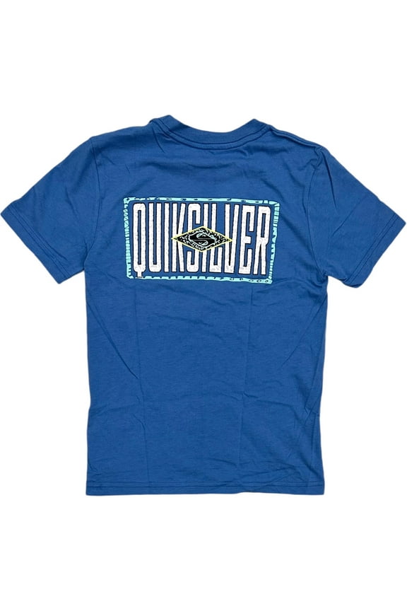 Kids' Boys' Youth T-Shirt 8-16 Fossilized Short Sleeve Crewneck Tee (Medium/12, Blue)