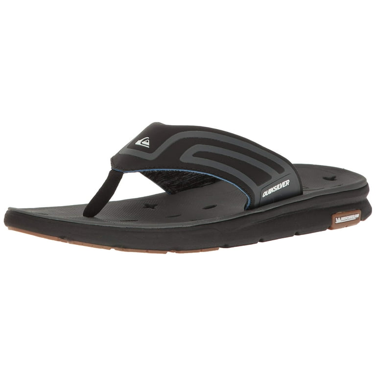 Quiksilver Men S Amphibian Plus Sandals 7 Black Grey Walmart