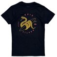 thumbnail image 1 of Quiksilver Men's 1969 Snake Wrapped Surfboard Graphic Tee T-Shirt (Small, Black), 1 of 1
