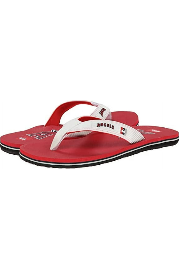 Men's Anaheim Angels M Sandal, White/Red, 13 M US