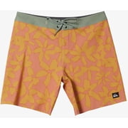 Quiksilver Mens Boardshorts Surfsilk Straight Leg 19" Swimming Trunk Shorts 32, Canyon Clay