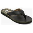 thumbnail image 1 of Quiksilver Men's Carver Print Flip Flop Sandals Green 1 - AQYL101240-GVJ1, 1 of 4