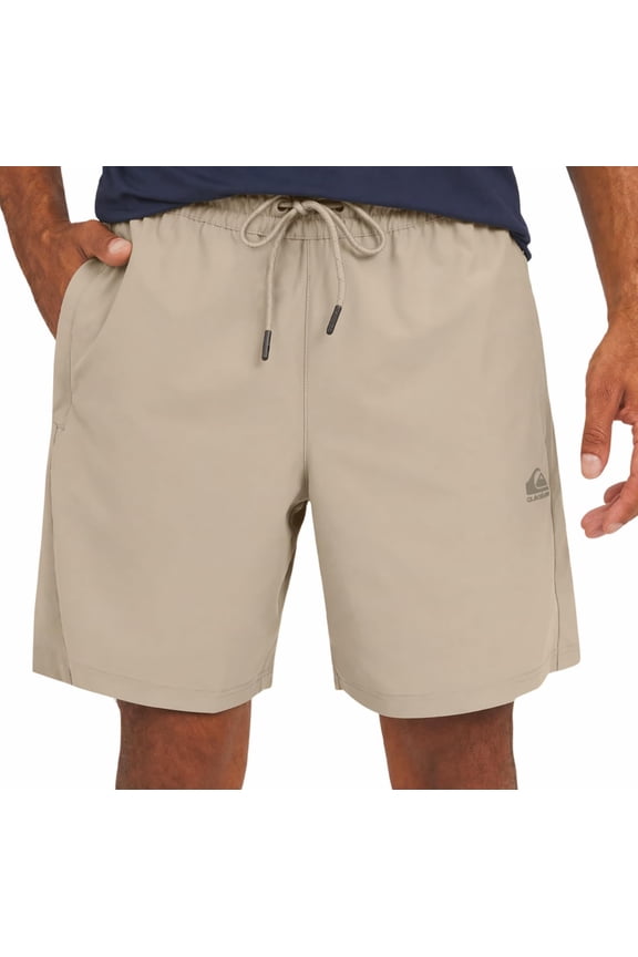 Men's Comfort Stretch Active Short (US, Alpha, X-Large, Regular, Regular, Beige)