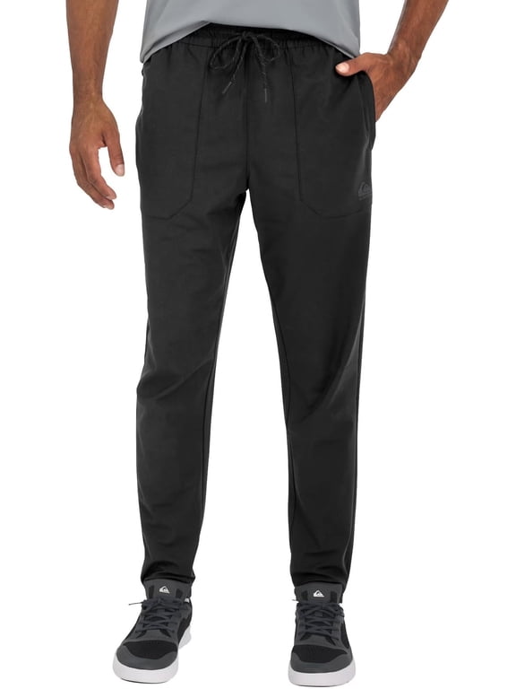 Men's Comfort Stretch Woven Jogger Pant (US, Alpha, Small, Regular, Regular, Black)