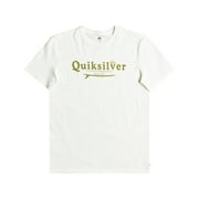 Quiksilver Mens Cotton T-Shirt  Silverlining white