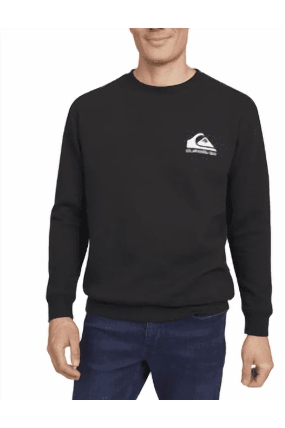 Quiksilver Men's Crew Neck Sweatshirt Black Medium