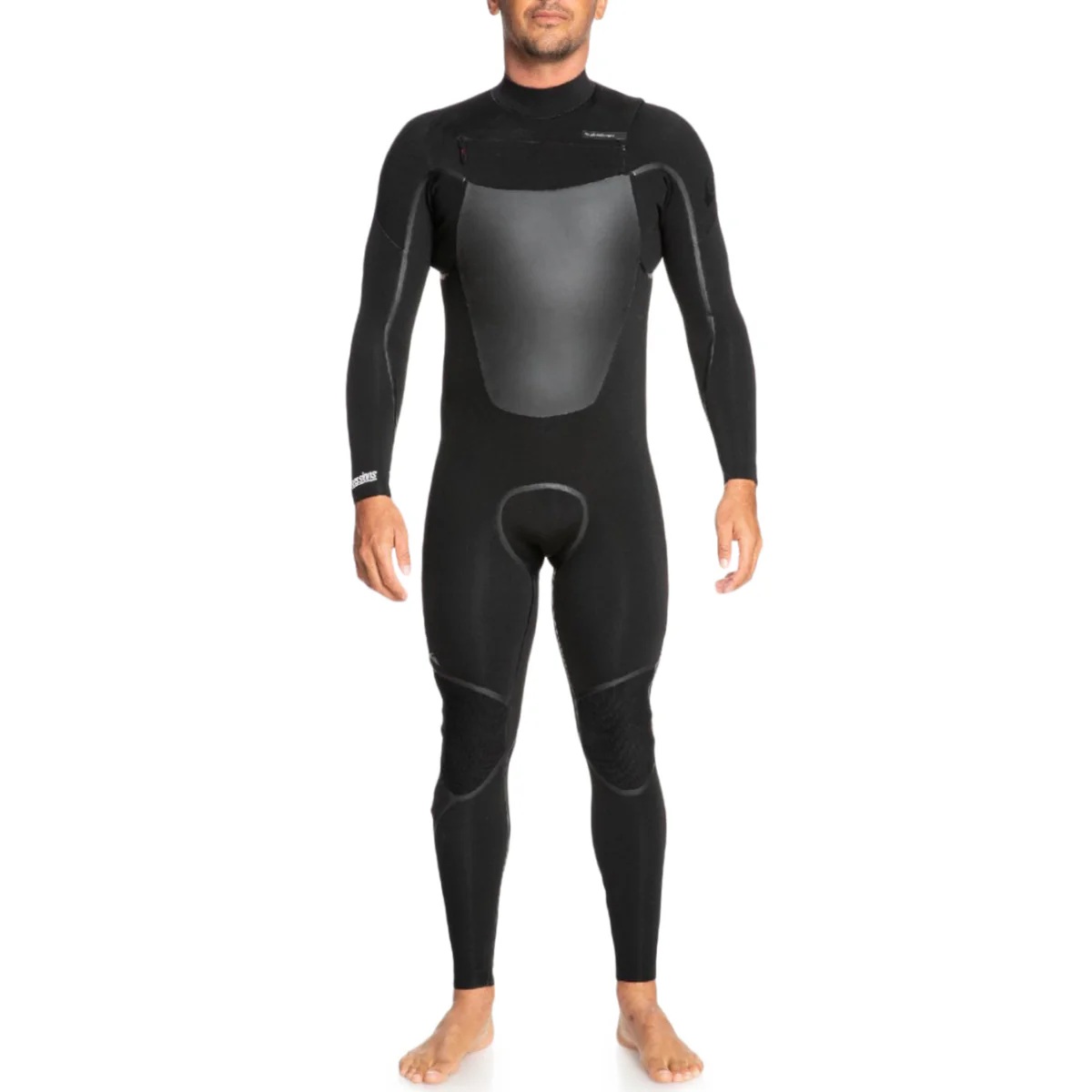 Traje de Neopreno Completo para Hombre 4/3mm Sesiones Maratón con Cremallera en la Espalda GBS (Mediano Corto (MS), Negro)