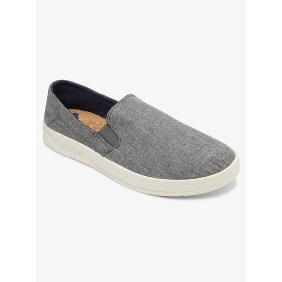 Quiksilver Men's Harbor Wharf Slip-On Shoes Grey/Grey/White - AQYS700071-XSSW