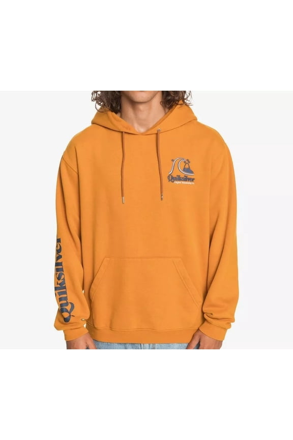 Men's Hoodie Sweet As Slab Embroidered Hooded Sweatshirt (Large, Copper)