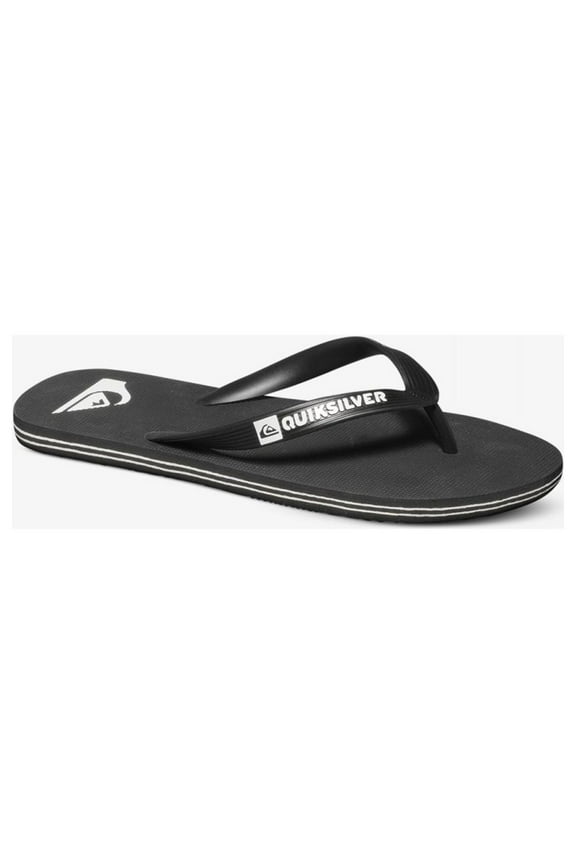 Men's Molokai Flip Flop Sandals Black/Black/White - AQYL100601-XKKW  BLACK/BLACK/WHITE