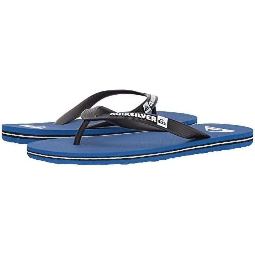 Quiksilver Men's Molokai Flip Flop Sandals Black/Blue/Black