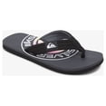 thumbnail image 1 of Quiksilver Men's Molokai Layback Flip Flop Sandal Grey/Green/Grey - AQYL101182-XSGS, 1 of 4