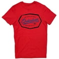 thumbnail image 1 of Quiksilver Men's Mountain & Wave Logo Graphic Print Tee T-Shirt (Large, Red), 1 of 2