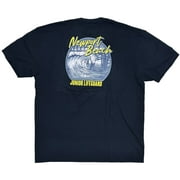 QUIKSILVER Men's Newport Beach Junior Lifeguard Graphic Tee T-Shirt (Large, Dark Navy)